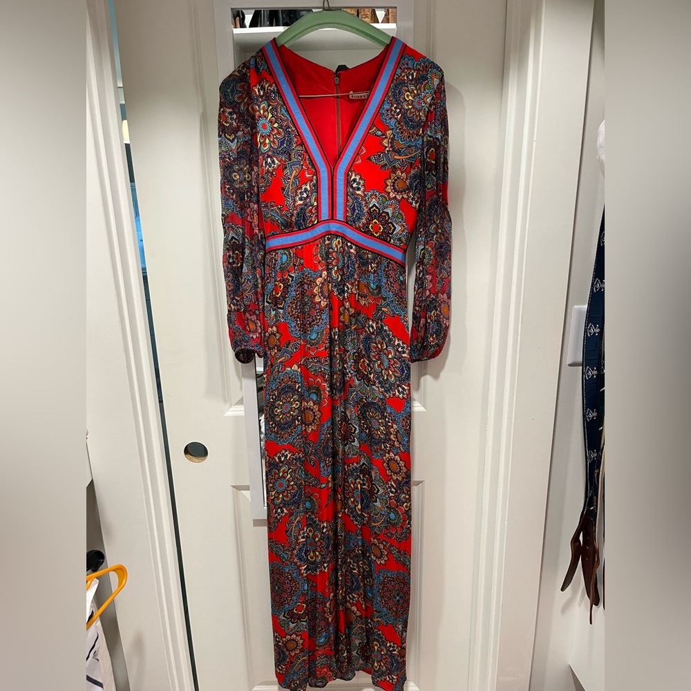 Alice & Olivia maxi pattern dress